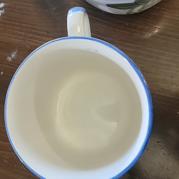 Vintage Set of 4 flower/fruit mugs/bowls made in China - Picture 7 of 11